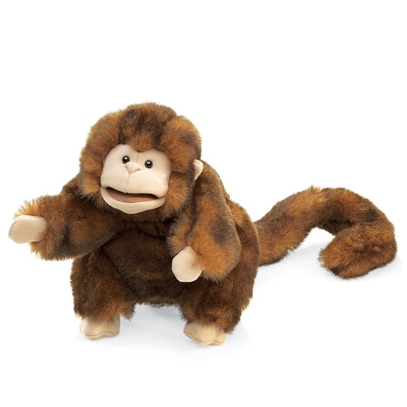 Folkmanis MPN 3092 Classic Monkey Hand Puppet Boys & Girls 3 Years and Up 