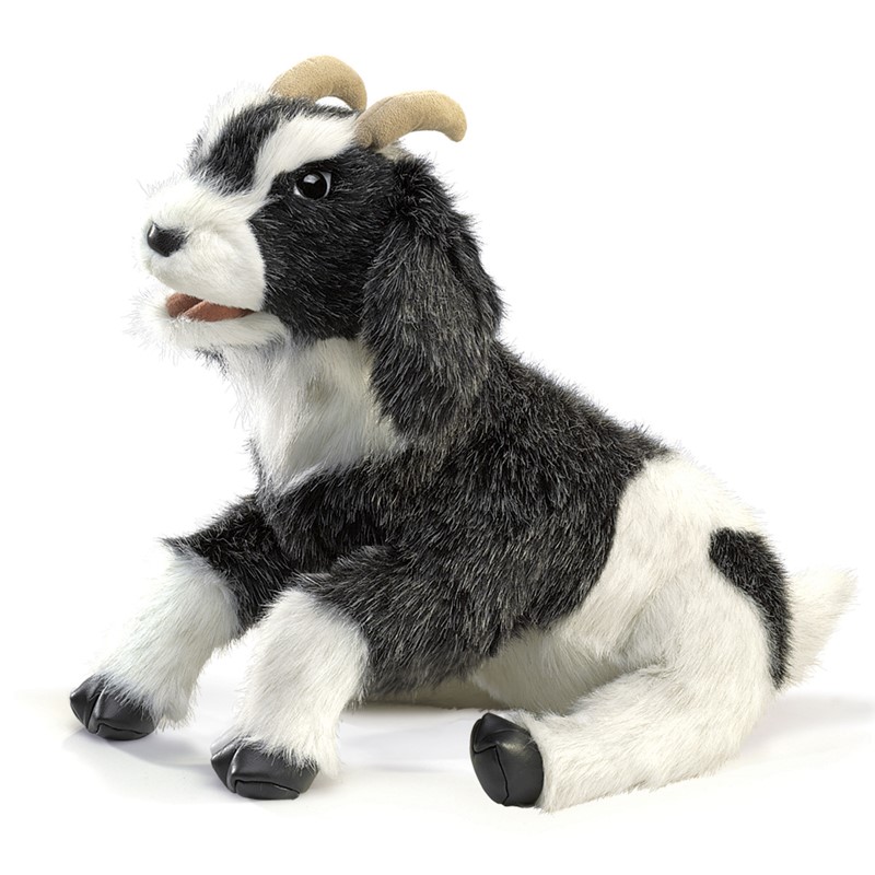 NEW PLUSH SOFT TOY Puppet Company 2024 Mini Goat Finger Puppet 10cm 