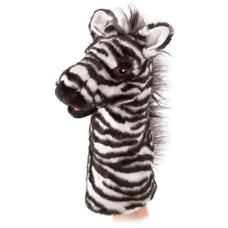 Zebra Stage Handpuppe #2565 ~ in den USA ~ Folkmanis Handpuppe 