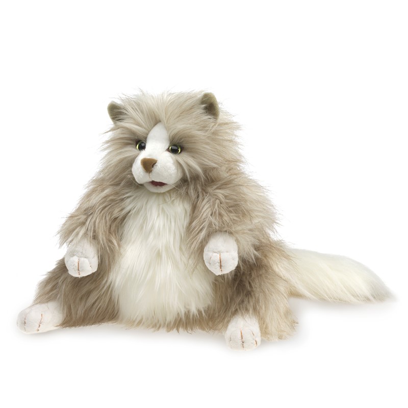 Folkmanis Puppet Purring Cat 3113 for sale online 