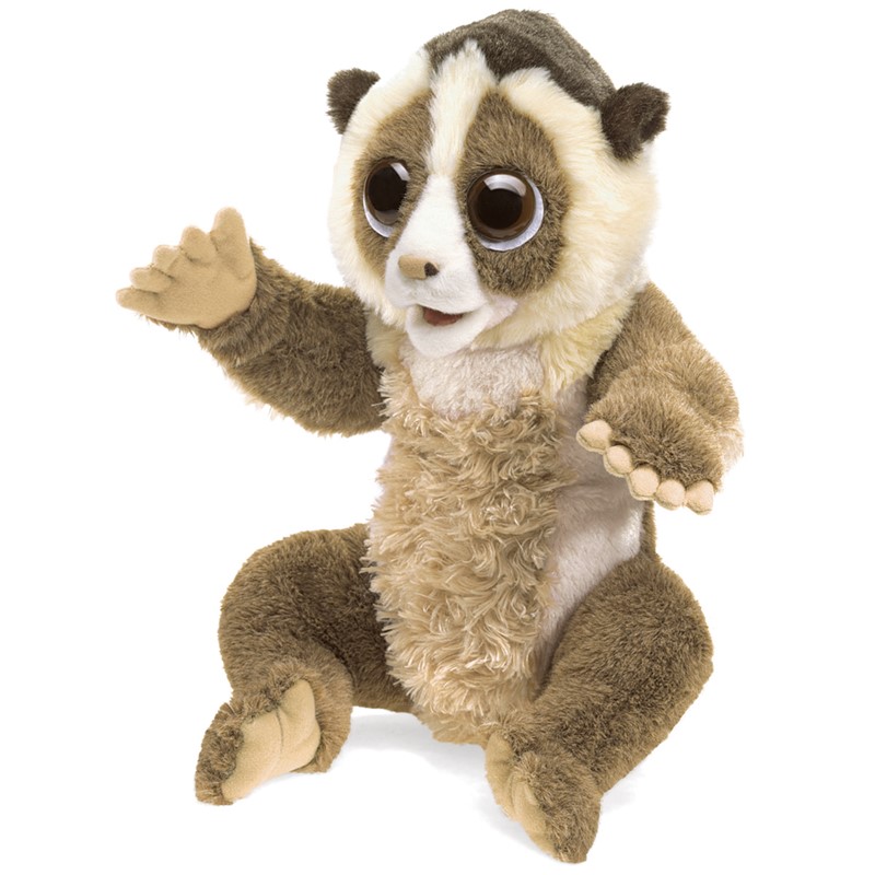 SLOW LORIS PUPPET 3072 ~ NEW for 2016 ~ Free Shipping/USA ~ Folkmanis Puppets 