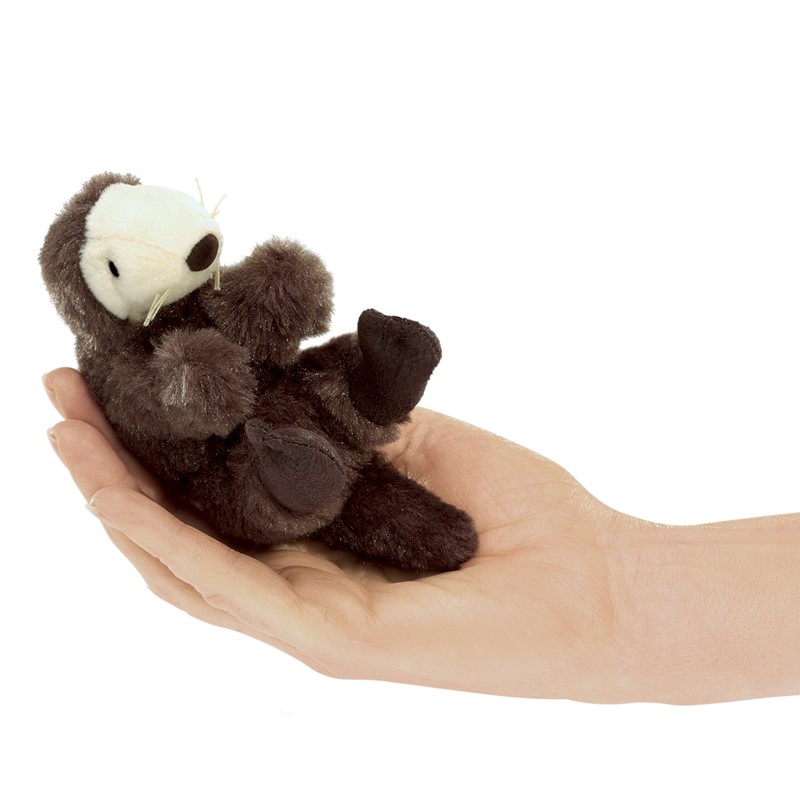 Mini Sea Otter Finger Puppet Folkmanis