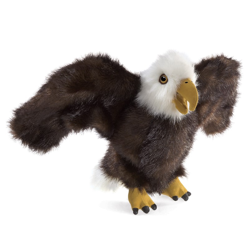 2642 #3197 Folkmanis Mini Eagle Puppet 