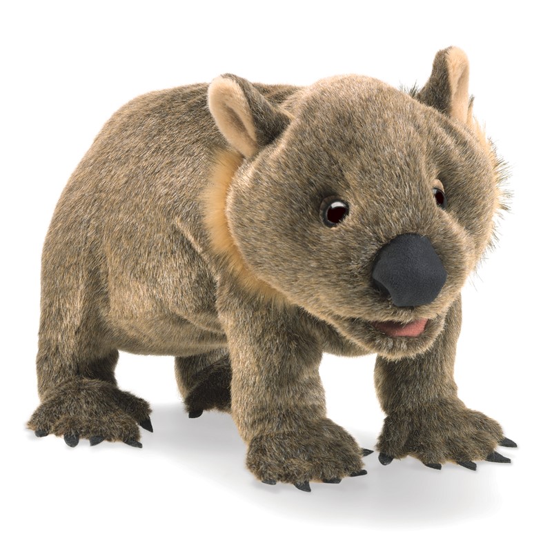 Wombat Full Body Hand Puppet 12"/30cm soft plush toy Korimco NEW 