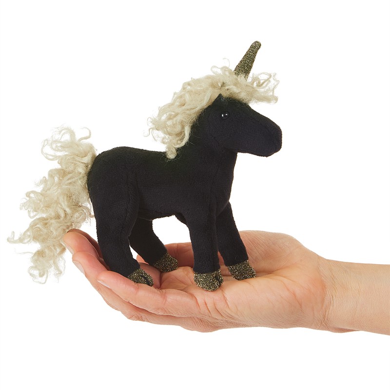 Black on sale unicorn plush