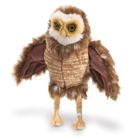 Hooting Owl Hand Puppet by Folkmanis T3135 for sale online 
