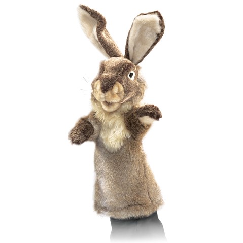 Plush Soft Toy Folkmanis 2800 Rabbit Stage Hand Puppet 35cm for sale online 