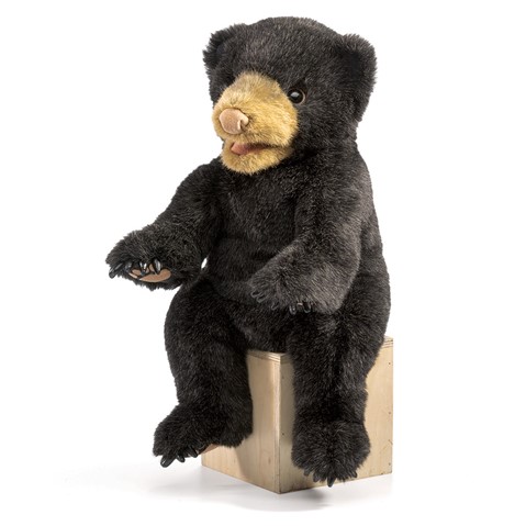 Small Black Bear Puppet by Folkmanis 3107 Boys & Girls 3 Yrs & Up 
