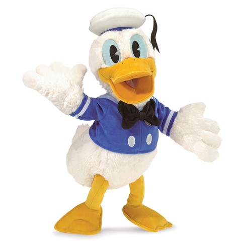 donald duck sock puppet
