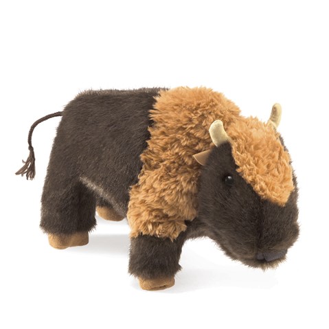 Bison Puppet or Buffalo with Movable Mouth MPN 3108 Ages 3 and Up Unisex 