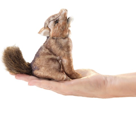 Mini Coyote Finger Puppet  |  Folkmanis