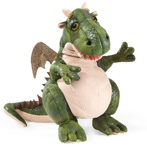 Friendly Dragon Hand Puppet  |  Folkmanis