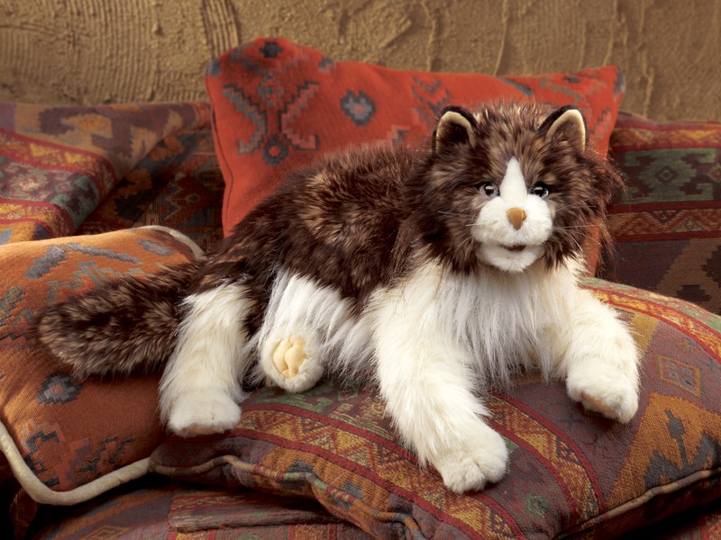 Folkmanis Ragdoll Cat Hand Puppet 