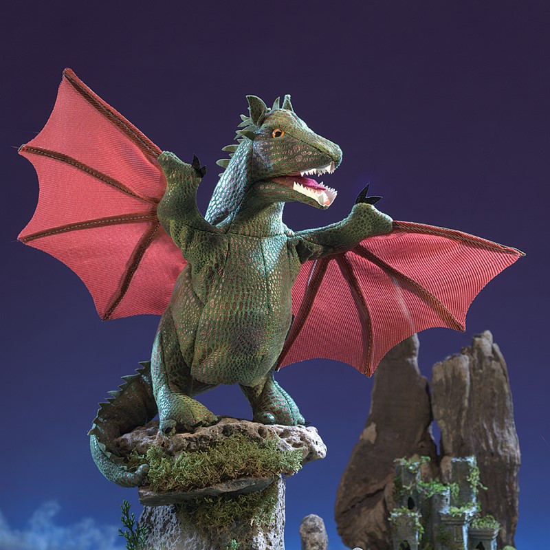 Details about   WINGED DRAGON PUPPET #3051 ~ Free Shipping/USA  ~ Folkmanis Puppets 