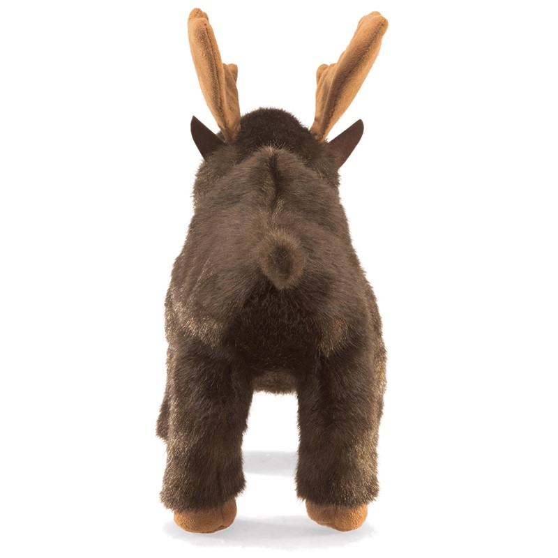 Small Moose Puppet # 3109 for 2017 /usa Folkmanis for sale online 