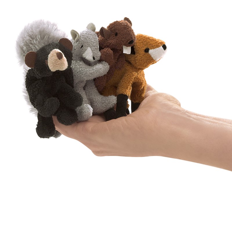 woodland animal puppets