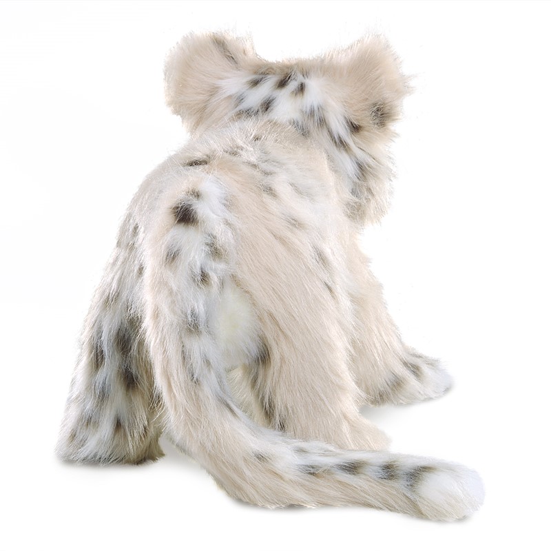 Snow Leopard Figurine - Sitting - Kness