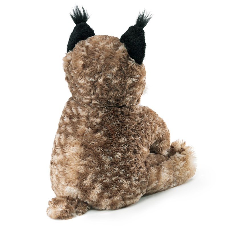 Folkmanis Bobcat Hand Puppet Plush Stuffed Animal 15" 4 2rainbow Only for sale online 