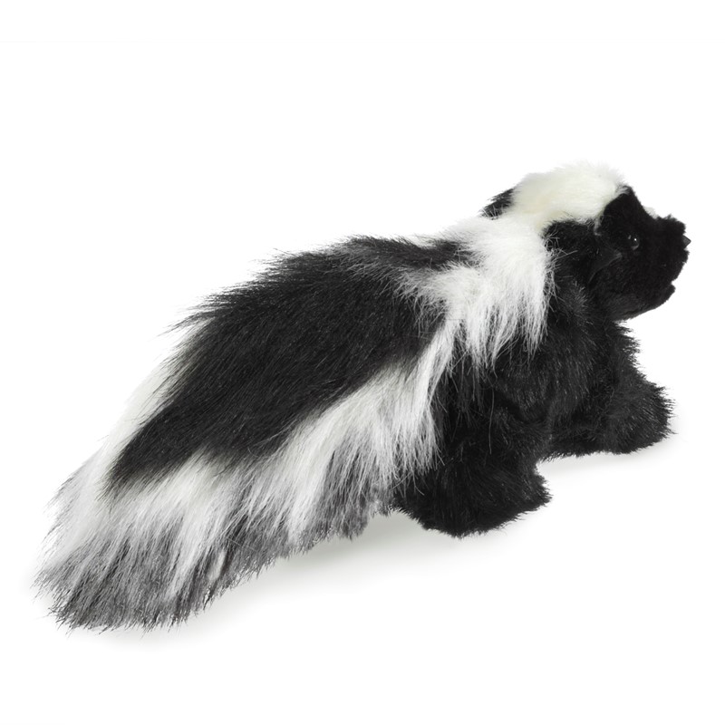 MINI SKUNK Finger Puppet # 2647 ~ FREE SHIPPING  in USA ~ Folkmanis Puppets 