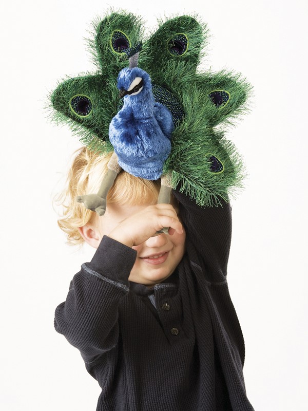 Peacock hand hot sale puppet