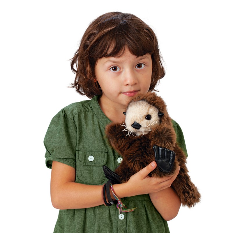 Folkmanis Baby Sea Otter Hand Puppet 