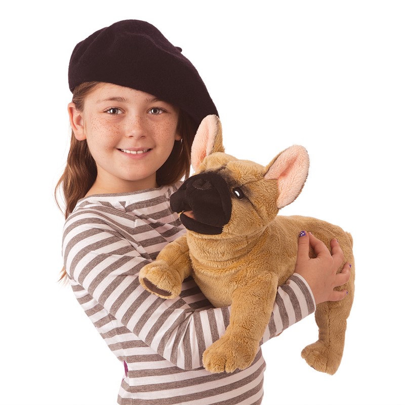 Folkmanis French Bulldog Hand Puppet Plush 3066 for sale online 