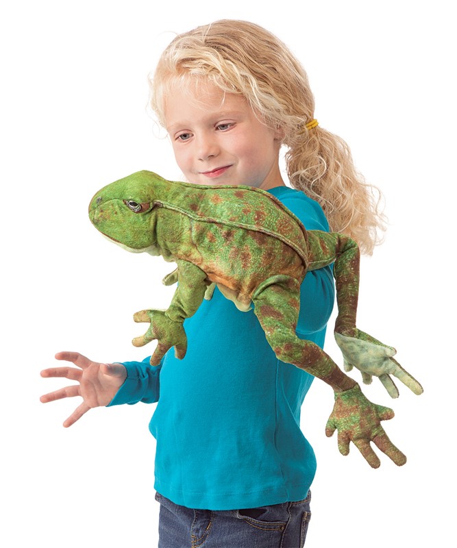 Folkmanis Jumping Frog Hand Puppet '3082 for sale online 