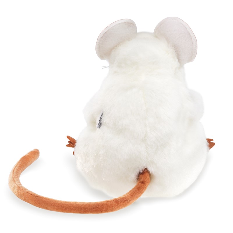Folkmanis Mouse Hand Puppet White 
