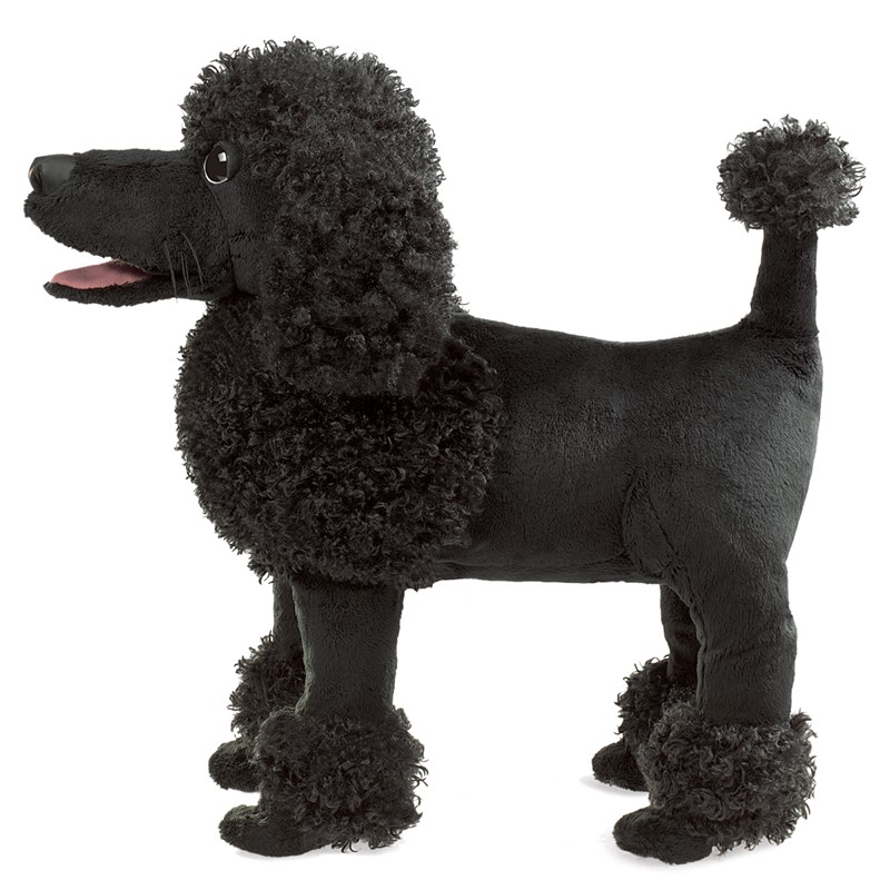 Poodle Hand Puppet with Movable Mouth Boys & Girls Folkmanis MPN 3095 