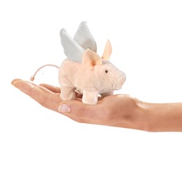 Mouse & Hedgehog Owl Bundle of 3 Folkmanis Animal Finger Puppet Set 