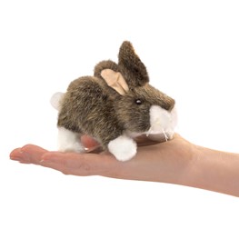 Brand New Dowman Rabbit Finger Puppet 